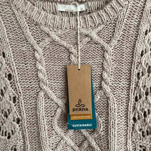 Pink prAna knit patchwork Sweater - Picture 5 of 9